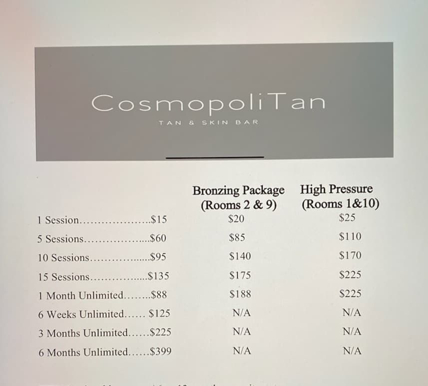 Our Prices